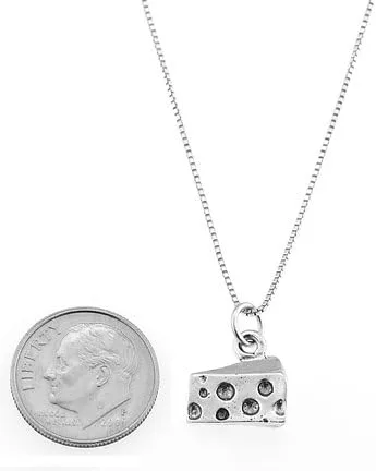 Miniatura 2 de Lgu - Collar plano de queso de una cara de plata de ley