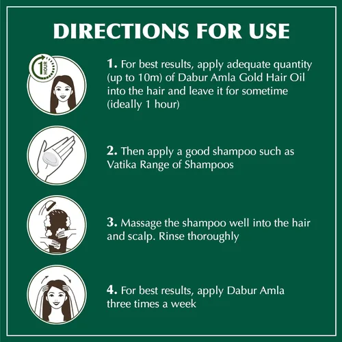 Miniatura 4 de Aceite de cabello Amla Natural de Vatika – Aceite herbal nutritivo para un cabello más fuerte, más grueso y más brillante – Enriquecido