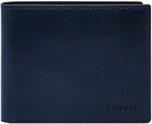 Miniatura 26 de Fossil Derrick - Cartera plegable de piel con bloqueo RFID y ventana de identificación abatible para hombre