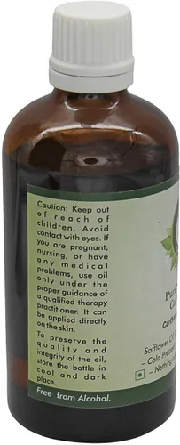 Miniatura 2 de R V Essential Aceite de cártamo Carthamus Tinctorius Para piel Para cocinar Sin refinar Para pintar Para rostro Para cabello Para