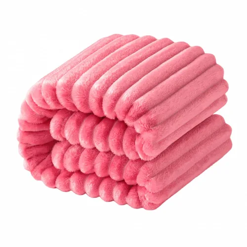 Miniatura 17 de NTBAY Manta de franela de felpa para bebé, manta suave y cálida para niños pequeños con textura a rayas para cochecito, cuna, viajes, 30 x 40 Negro
