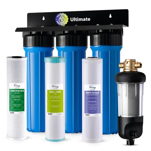 Miniatura 9 de iSpring Sistema de Filtro de Agua para Toda la Casa, Reduce Plomo, Incrustaciones, Cloro, Cloramina, Sistema de Filtración de Agua de 3 Etapas