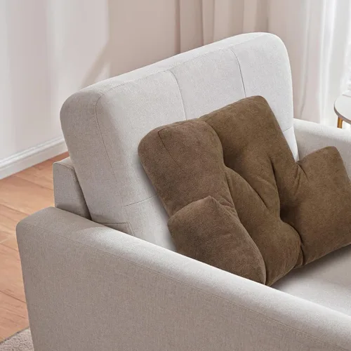 Miniatura 2 de Almohada de espalda para reclinable, almohada de apoyo lumbar suave y esponjosa, cojín de apoyo para la espalda, cojín lumbar grueso para sillas