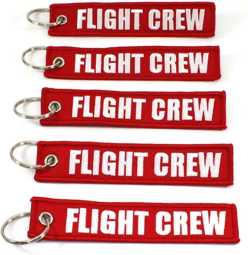 Miniatura 6 de Rotary13B1 FLIGHT CREW - RojoBlanco - 5pcs Llaveros, Rojo
