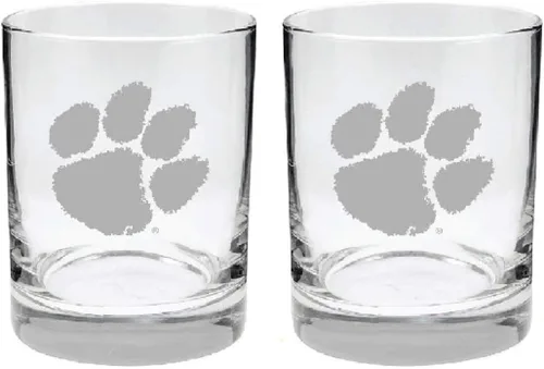 Miniatura 47 de Texas A&M Aggies - Juego de 2 vasos (2 caras), acabado satinado, roca (o whisky)