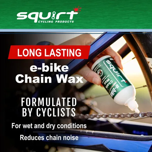 Miniatura 2 de Squirt Cera de cadena E-Bike de 4.1 fl oz con aditivos de alta presión para bicicletas eléctricas - Lubricante Ebike para condiciones húmedas