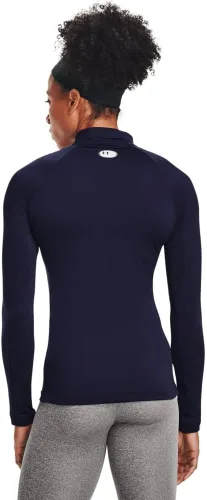 Miniatura 2 de Under Armour ColdGear Authentics - Camiseta de cuello alto falso para mujer