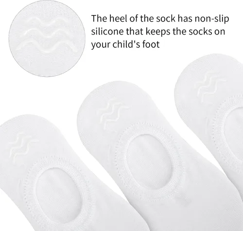 Miniatura 6 de Kereda 10 pares de calcetines de algodón antideslizantes para niños y niñas
