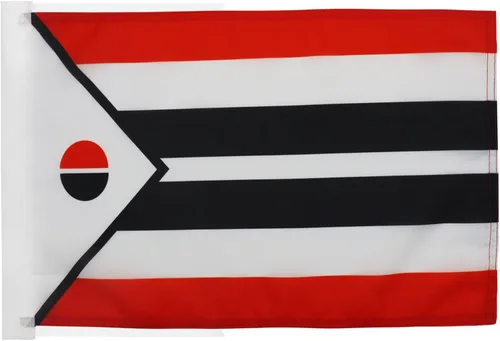 Miniatura 653 de Bandera de México AZ FLAG, 45.7 x 30.5 cm, con cordones - Pequeñas banderas mexicanas de 30 x 45 cm - Bandera de 45.7 x 30.5 cm