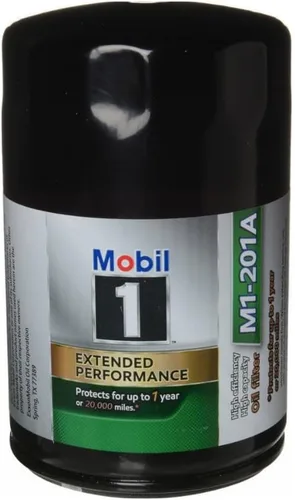 Mobil 1 - Filtro de aceite, rendimiento extendido, recipiente, atornillado, 4.75" de alto, rosca de 18 mm x 1.5, acero, negro, GM, cada uno
