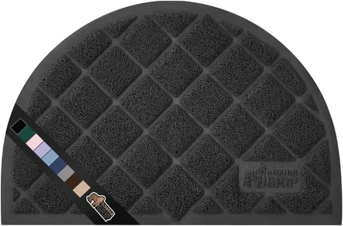 Miniatura 67 de Gorilla Grip - Tapete para atrapar la arena del arenero de gatos, 100% impermeable, fácil de limpiar, respaldo texturizado, suelos más limpios, se