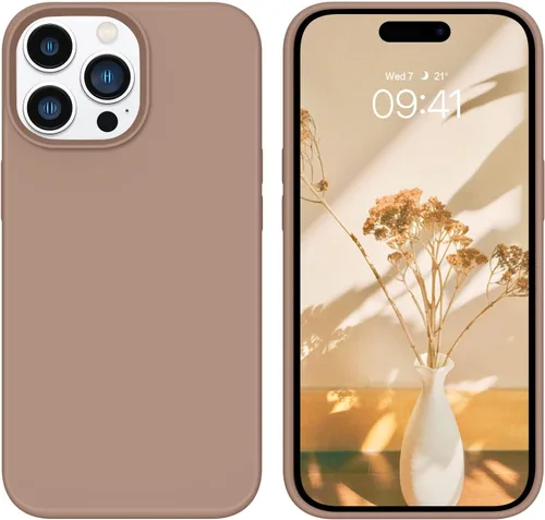Miniatura 272 de GUAGUA Funda compatible con iPhone 17 Pro Max de 6.9 pulgadas, silicona líquida, goma de gel suave, delgada, forro de microfibra delgada