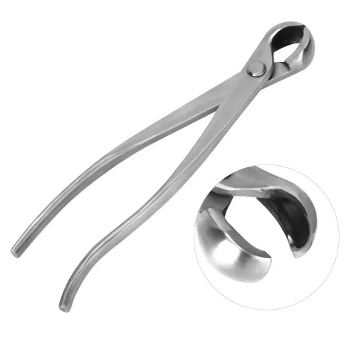 Miniatura 4 de Cortador de perilla de acero inoxidable, cortador de bonsái, cortador cóncavo, herramienta de jardinería de 8.268 in, pinzas todas fueron fabricadas