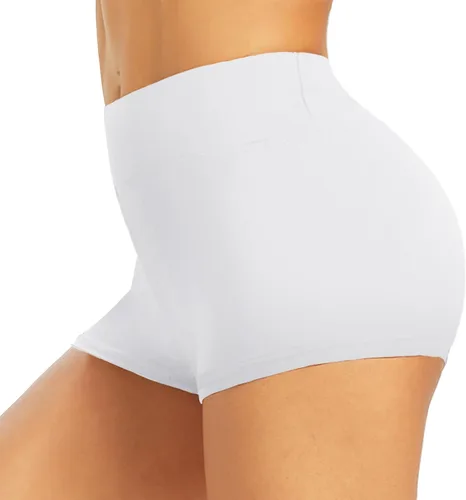TNNZEET Pantalones cortos de entrenamiento para mujer, cintura alta, de elastano, para gimnasio, voleibol, yoga, baile, ciclista