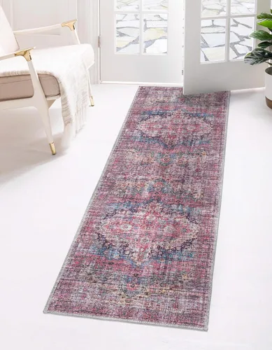 Miniatura 13 de Unique Loom Mangata Collection - Alfombra de área - Mary (rectangular 2' 0" x 3' 0", azul/negro)