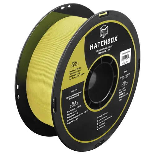 Miniatura 16 de HATCHBOX - Filamento para impresora 3D de PLA mate, precisión dimensional +/- 0.03 mm, carrete de 1 kg, 1.75 mm, color Kraft Papel kraft