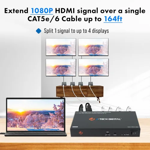 Miniatura 3 de J-Tech Digital HDMI expansor