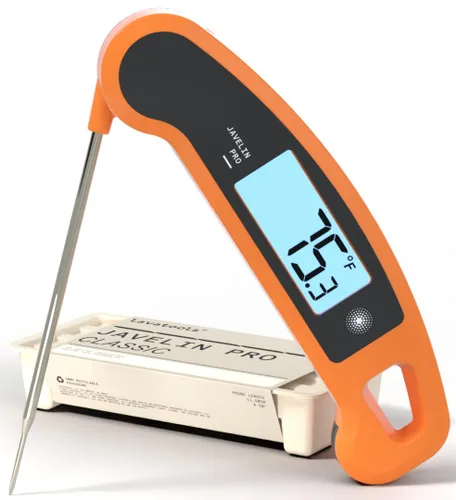 Miniatura 7 de Lavatools Javelin® PRO Classic Termómetro digital profesional de lectura instantánea de 2 segundos para parrilla y cocina, pantalla retroiluminada