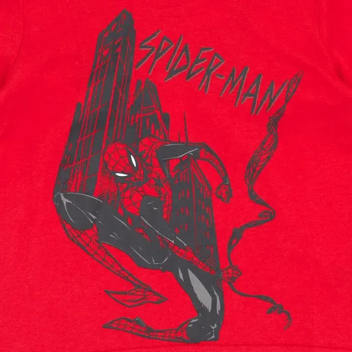 Miniatura 6 de Marvel Conjunto de camiseta de cosplay y pantalones cortos de malla de Spider-Man para niños pequeños y grandes