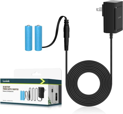 Adaptador de fuente de alimentación AC Lenink para batería AA, reemplaza 2 baterías AA para farol de calabaza, luz LED, termostato, lámpara de mesa,