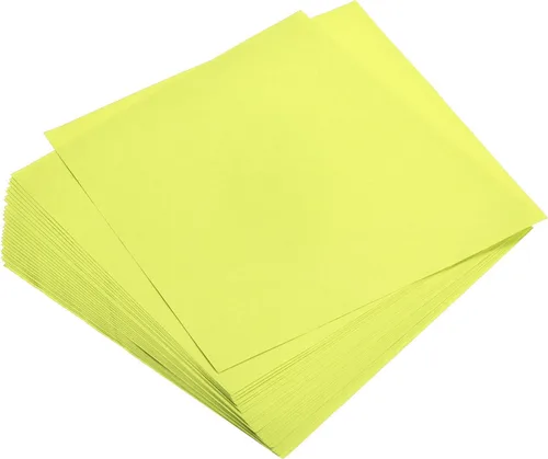 Miniatura 135 de MECCANIXITY 100 hojas de papel de origami de doble cara de 8 x 8 pulgadas (7.9 x 7.9 in), hoja cuadrada para proyectos de manualidades, Pasto verde