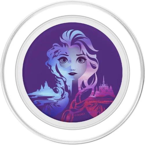 Miniatura 2 de Disney Frozen 2 Elsa Split Gradient Retrato PopSockets MagSafe PopGrip para iPhone