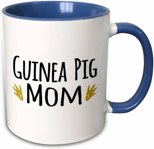 Miniatura 12 de 3dRose mug_154048_1 Taza de cerámica de cerámica con huellas de patas marrones para dueños de mascotas, dueños de mascotas, con huellas de patas
