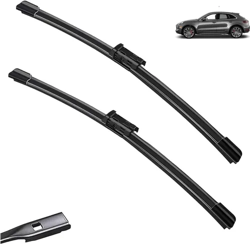 Limpiaparabrisas delantero compatible con Porsche Macan 95B 2014-2023 parabrisas ventana coche lluvia cepillos 24 + 20 pulgadas