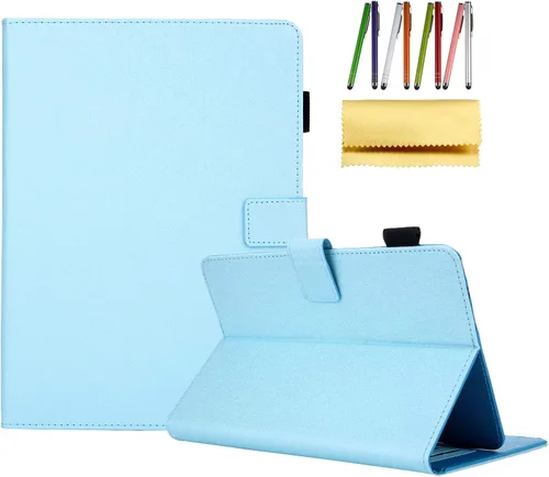 Miniatura 15 de Funda universal para tablet de 9.5 a 10.5 pulgadas, con soporte para lápiz capacitivo y ranuras para tarjetas de crédito para iPad de 9.7 pulgadas