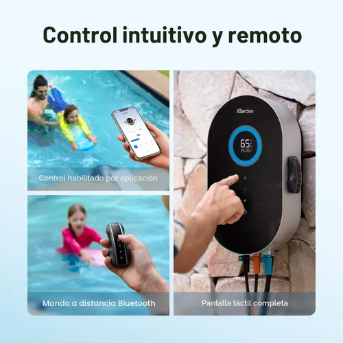 Miniatura 6 de iGarden P100 - Jet de natación para piscina, máquina de corriente de piscina con 5 modos de onda, entrenador de flujo de agua ajustable del 0 al