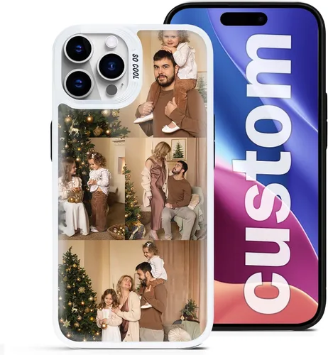 Miniatura 8 de Fundas de teléfono personalizadas para iPhone 16 15 14 13 12 11 Pro/Max/Plus/XR/XS/X, crea tu propia funda con foto - Funda personalizada para 1 Foto