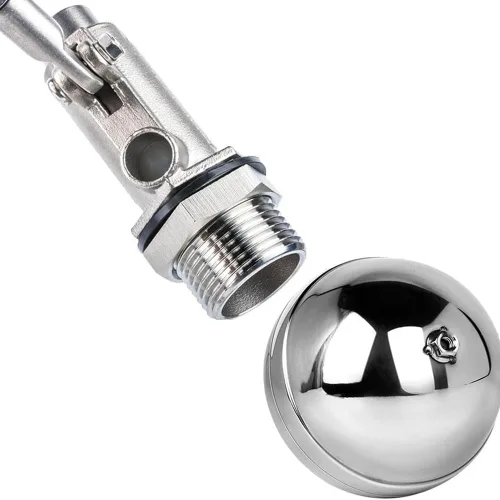 Miniatura 6 de Válvula de bola flotante de acero inoxidable 316 con puerto de 1/2 y 3/4 pulgadas, controlador automático de nivel de agua con rueda ajustable
