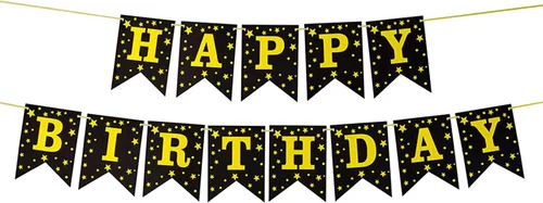 Miniatura 22 de Cartel de feliz cumpleaños para decoraciones de fiesta de cumpleaños (aguamarina)