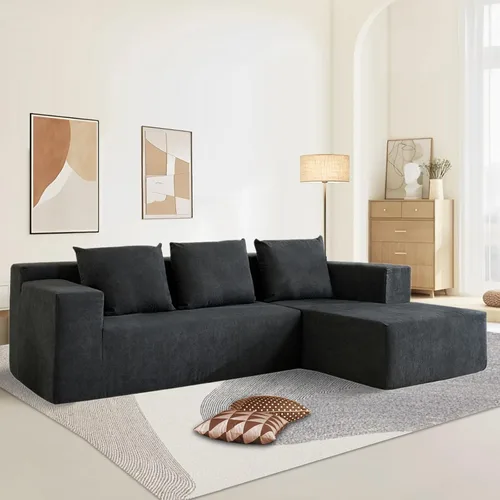 Miniatura 18 de Nigoone Sofá cama plegable de espuma viscoelástica con cojín, silla reclinable, sofá cama individual convertible para invitados, futón, funda Azul