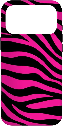 Miniatura 22 de Zebra Animal Print Pattern Black and Pink Cute Phone Case for iPhone 17