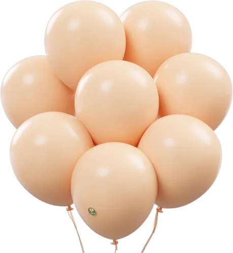 Miniatura 6 de AFTERLOON® - Globos de látex de goma natural de alta calidad, 50 unidades, color azul claro de 10 pulgadas, color mate, duradero, grueso, extra
