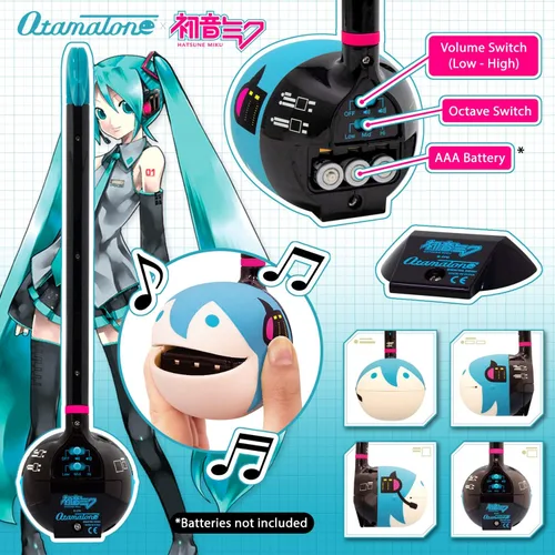 Miniatura 3 de Otamatone Classic Hatsune Miku Vocaloid [licencia oficial] Instrumento musical electrónico de personaje japonés Sintetizador portátil de Japón Maywa