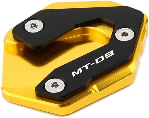 Miniatura 5 de KAnduo M for Yamaha Tracer 900 Gt Tracer 900gt Mt09 Mt 09 2014-2017 2018 2019 2020 Kickstand Plate Side Stand Pad Enlarger Y (Color : MT09 Black)