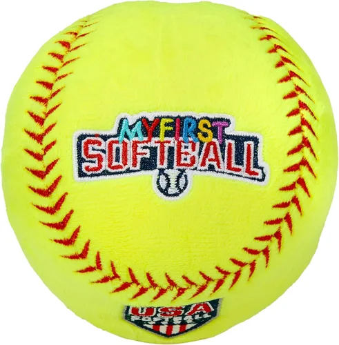 Miniatura 10 de Franklin Sports MyFirst Pelotas Deportivas de Felpa Suave - Juguete de Peluche Relleno de Baloncesto, Béisbol + Fútbol Americano para Niños - NBA