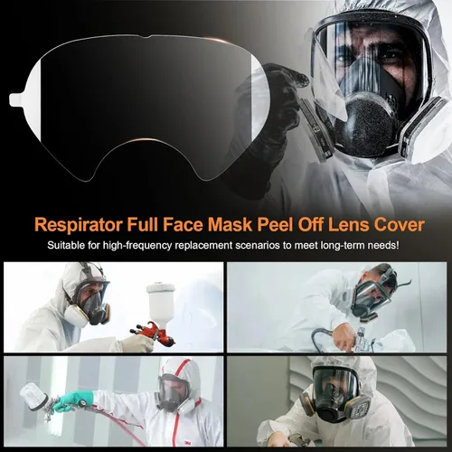 Miniatura 7 de Paquete de 40 mascarillas respiratorias de cara completa para 3M 6885 6000 6700 6800 6900 6901, protectores de protección contra el polvo en aerosol