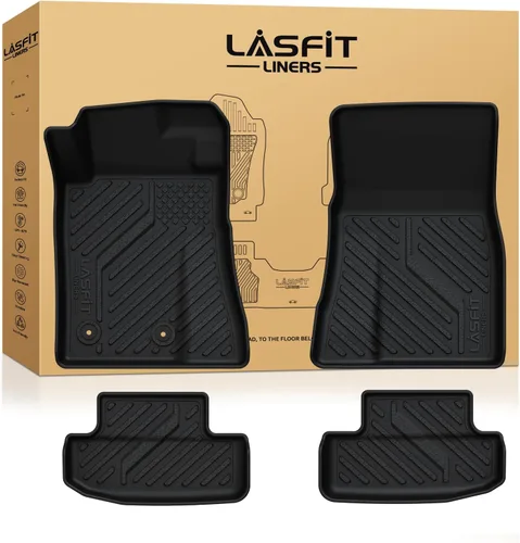 Miniatura 15 de LASFIT Alfombrillas delanteras para Ford F-150 2015-2026 F150 Lightning 2022-2025 SuperCrew & Super Cab Alfombra para todo tipo de clima, tapetes