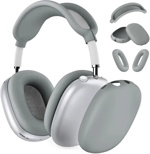 Miniatura 29 de Funda rígida para AirPods Max con modo de sueño, funda de transporte para auriculares con almohadillas de silicona para AirPods