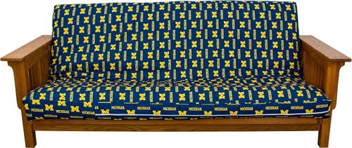Miniatura 18 de College Covers Everything Comfy Auburn Tigers - Funda para futón, tamaño matrimonial (54 x 76 x 6 pulgadas), se adapta a tapetes de 6 y 8 pulgadas