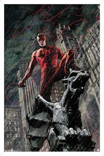 Miniatura 11 de Marvel Comics DaredeVil - Póster de pared de Hell's Kitchen DeVil, 22.4 pulgadas de largo x 14.7 pulgadas de ancho, versión premium sin marco