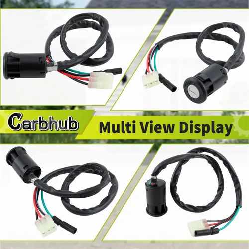 Miniatura 6 de Carbhub Interruptor de encendido w/llaves para Honda TRX250 Recon TRX250EX Sportrax TRX250TE Recon ES TRX250TM Recon Sportrax 400 TRX400EX 2x4