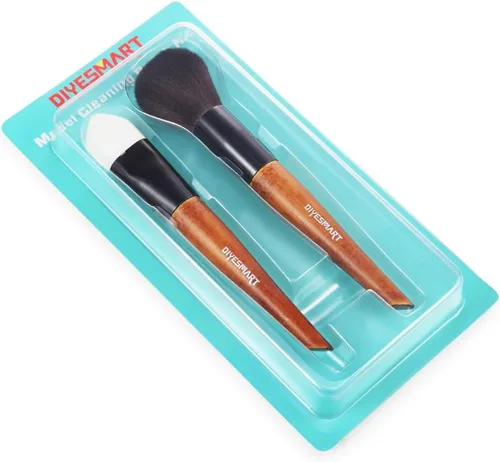 Miniatura 6 de DIYESMART Kit de cepillo de limpieza de 2 piezas con mango de madera, kit de cepillo de polvo para figuras, estatuas, modelos, manualidades