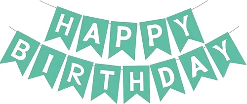 Miniatura 13 de Cartel de feliz cumpleaños suministros para fiesta de cumpleaños (B 1)