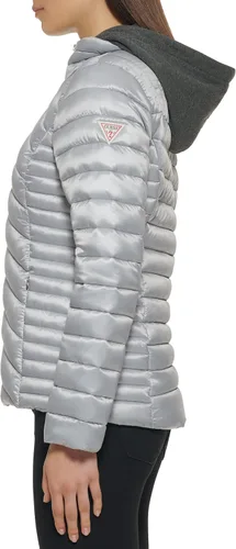Miniatura 5 de GUESS Chaqueta ligera y plegable para mujer, acolchada, de transición