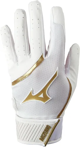 Miniatura 8 de Mizuno MVP - Guantes de bateo de béisbol para adultos Par Adulto, Joven y TBall Palma antideslizante Parte trasera FlexMesh Lengüeta