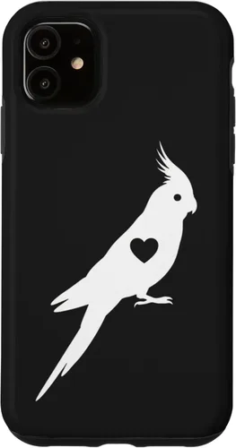 Miniatura 8 de Bird Cockatiel Heart Silhouette, Proud Bird Parent Case for iPhone XR